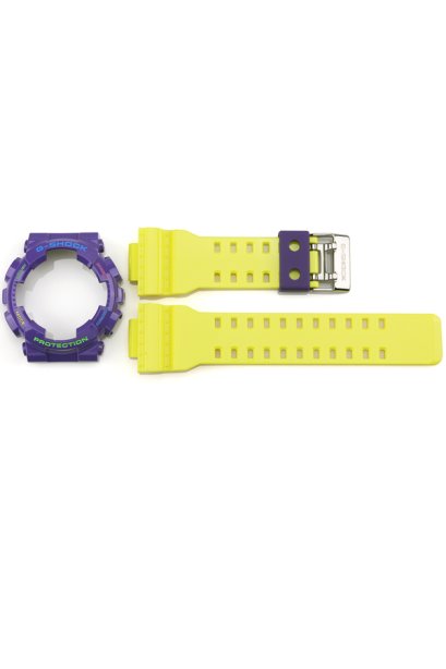 Casio G-Shock กรอบและสาย รุ่น GA-110HC-6A (สีม่วง/เหลือง)